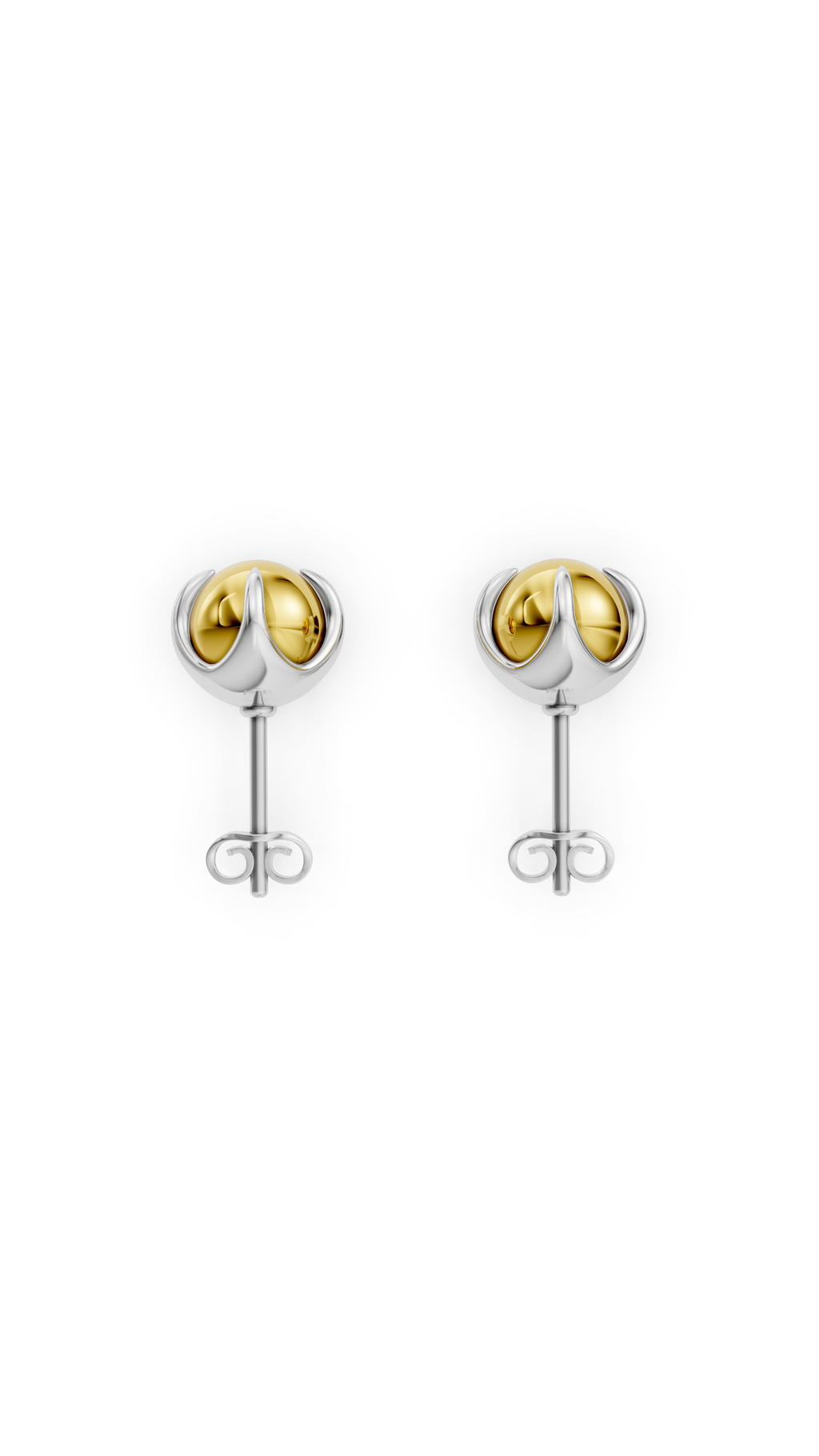 Silver Pearl Studs