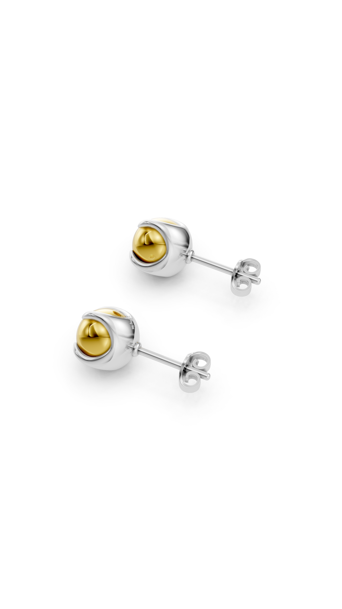 Silver Pearl Studs
