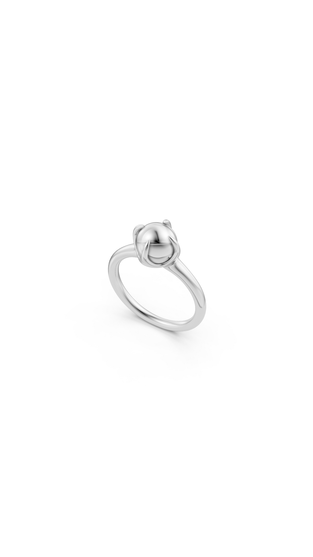 Silver Pearl Ring