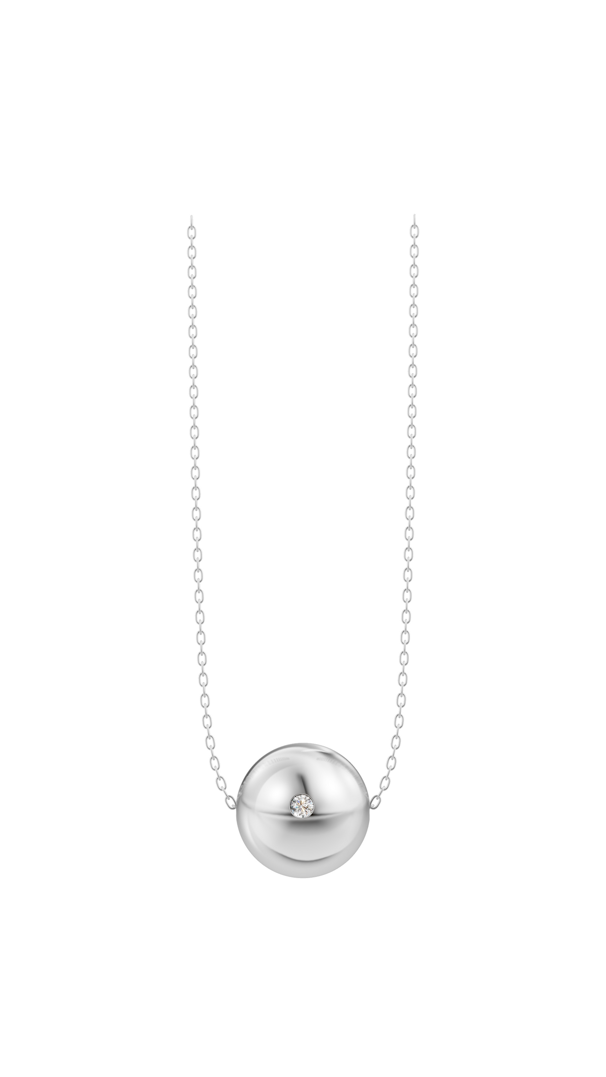 Silver Pearl Necklace